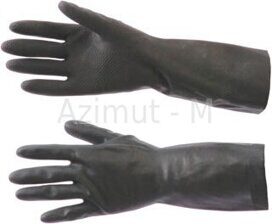 Перчатки КЩС тип 1 прорезиненные (АзРИ)